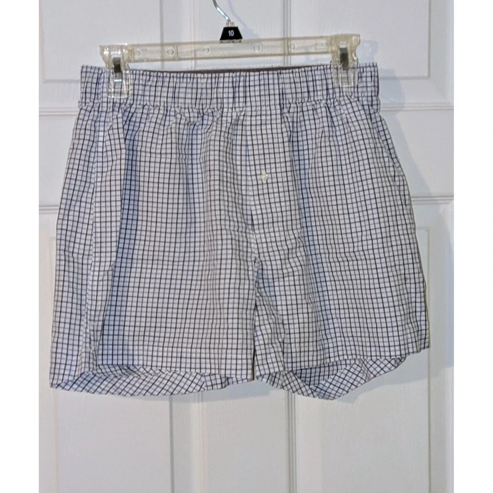 J. Crew Mens Set of 2 Plaid Boxer Shorts S 100%‎ Cotton Casual Loungewear NEW